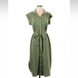 NWT Lou & Grey Midi Shirtdress